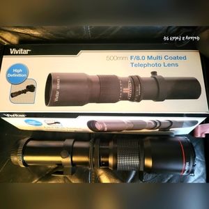 Vivitar 500mm F/8.0 Telephoto lens (Fits Nicon)
